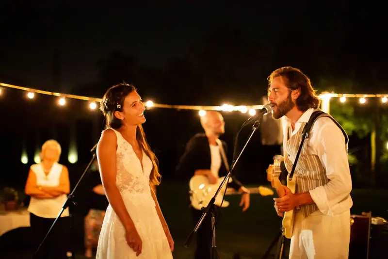 Marta e Alessandro nel giorno del loro matrimonio