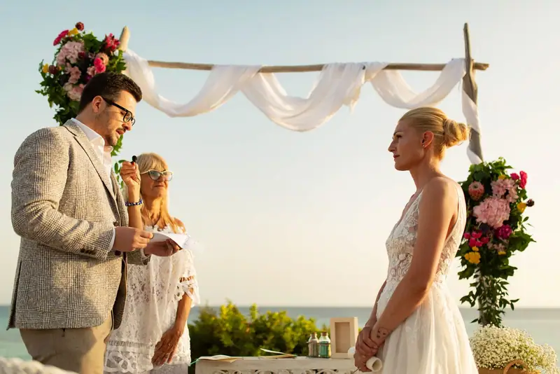 Susan ed Enrico, il loro matrimonio in spiaggia a Formentera